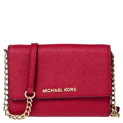 michael kors red chain bag|michael kors crossbody chain.